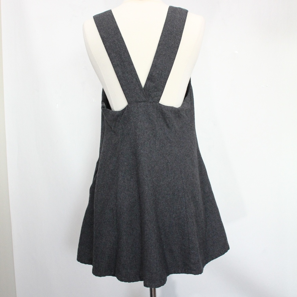 Free People Pinafore Dress sz 8 wool jumper - Picture 3 of 8